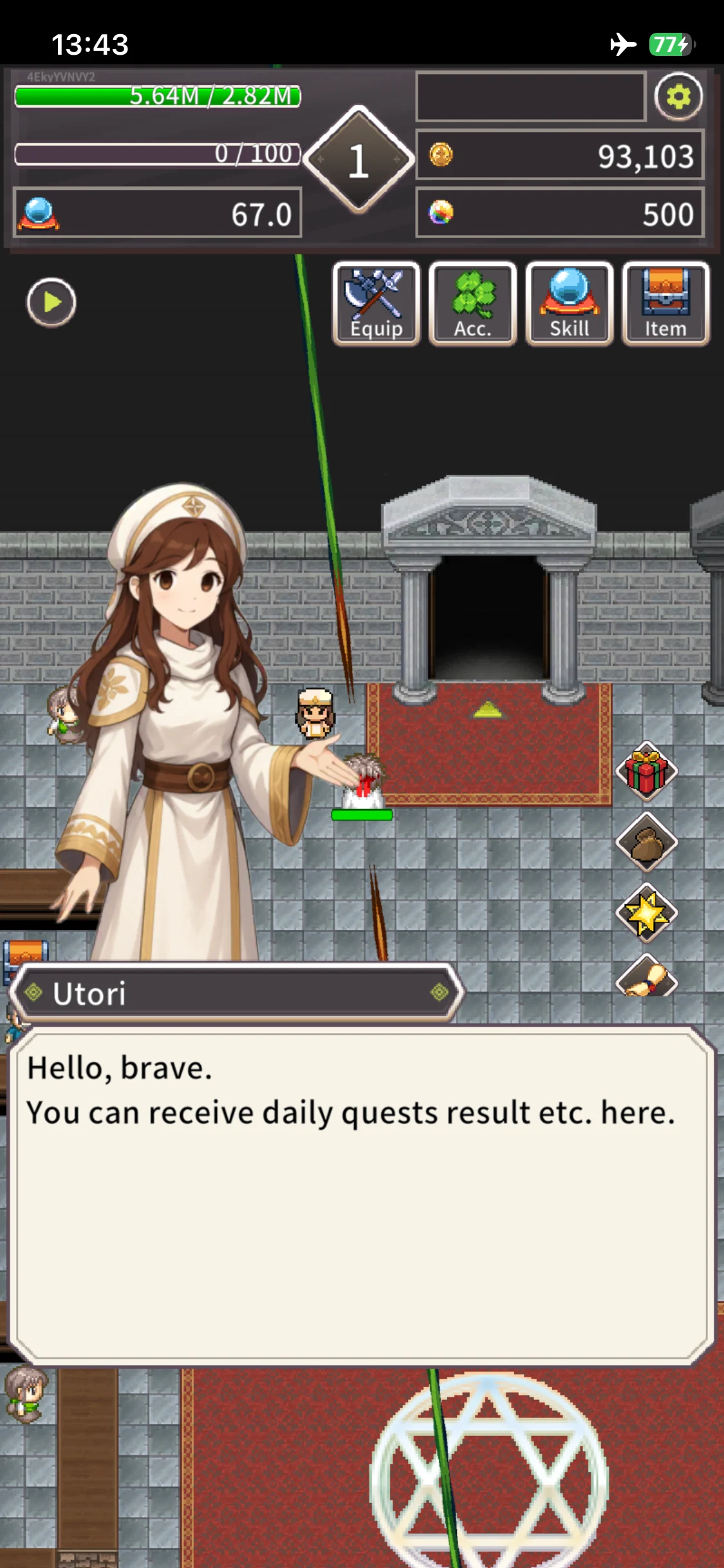 Idle&Replayable Spinning Hero screenshot