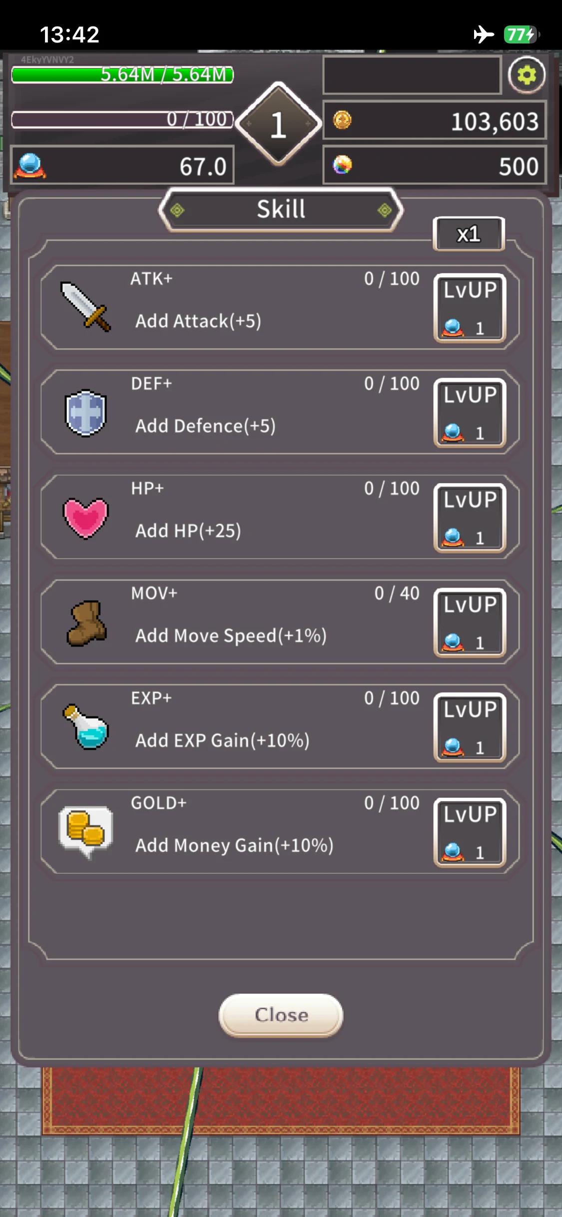 Idle&Replayable Spinning Hero screenshot