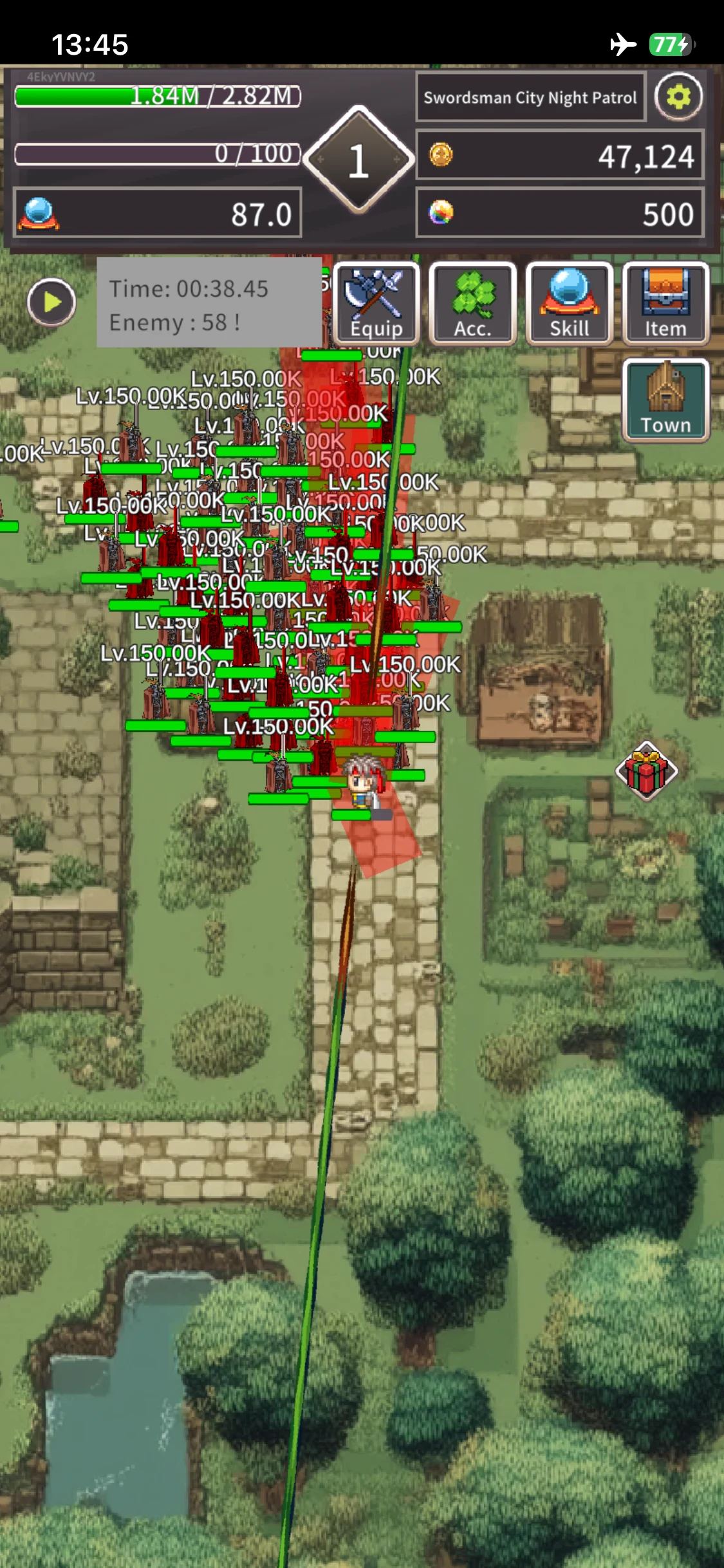 Idle&Replayable Spinning Hero screenshot