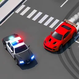 Значок Mad Pursuit: Погоня от полиции